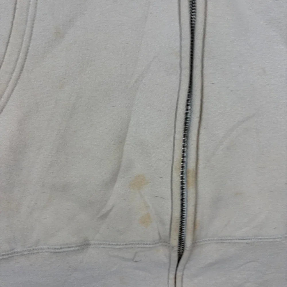 The North Face Full Zip Hoodie Mens XXL Cream Sherpa Lined Heavyweight Jacket‎